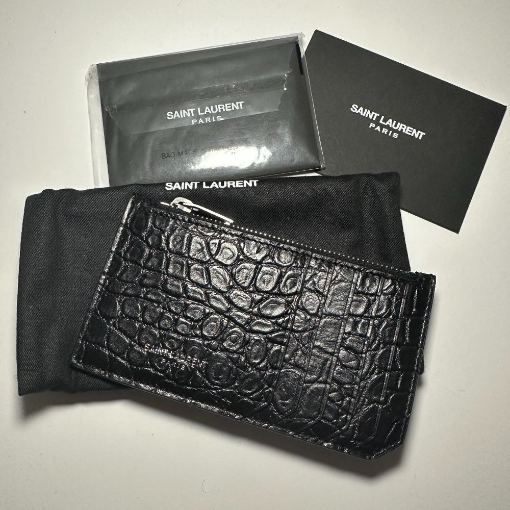 Authentic YSL Card Holder